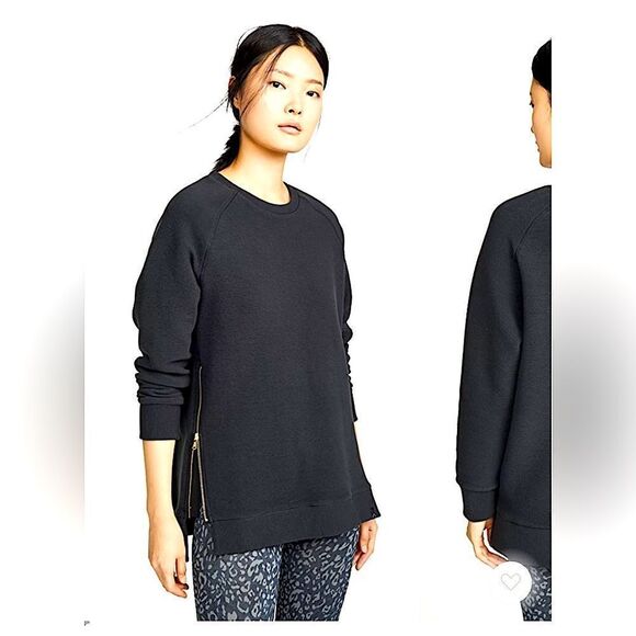 EUC Varley Manning Sweatshirt Sz. S Black - Picture 1 of 5